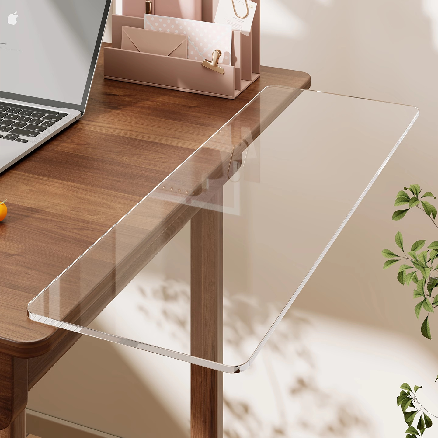 Настольная расширительная панель Акриловая офисная настольная расширительная панель Подставка для клавиатуры