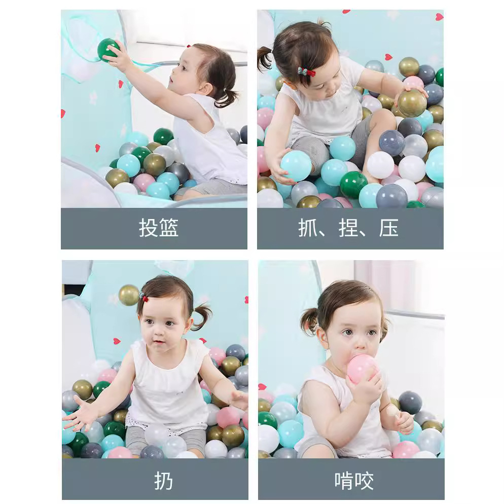 Ocean Ball Fence Pool Ball Pool Thickened Wave Ball 5.5CM Macaron