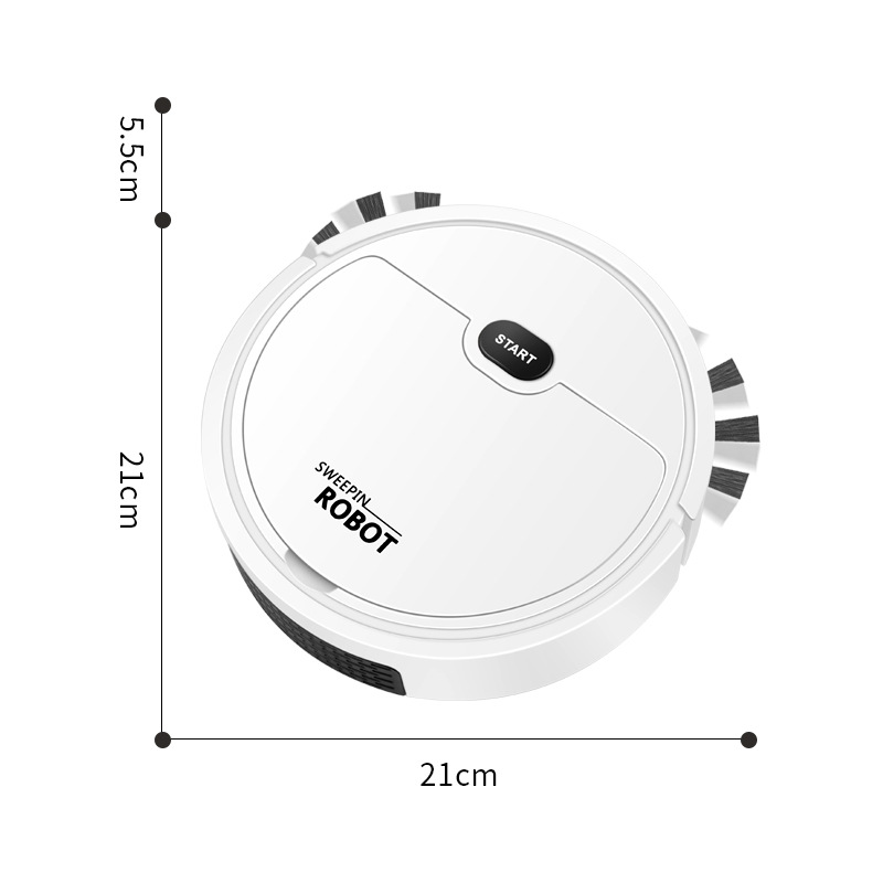 Household Sweeping Robot Smart Small Home Appliances Gift Lazy USB Charging Three-in-One Sweeping Robot