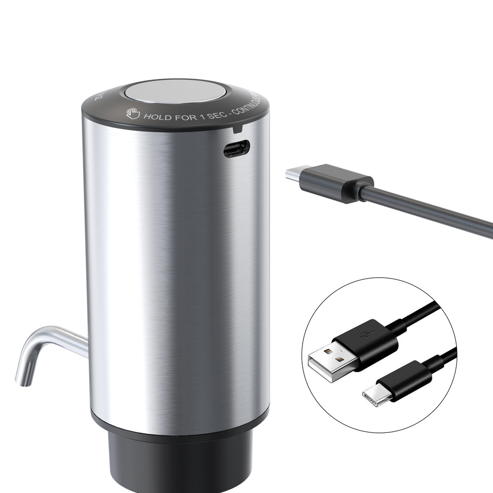 Keliteon Electric Decanter Stainless Steel Body with Storage Base Dual-Mode Quantitative Wine Dispensing Type-C Charging