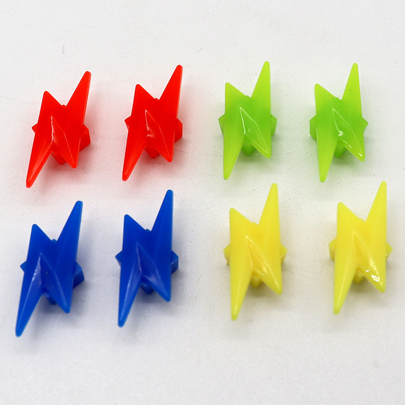 Bicycle decorations colored beads bicycle mountain bike stroller steel wire spokes plastic colored beads ring decorations