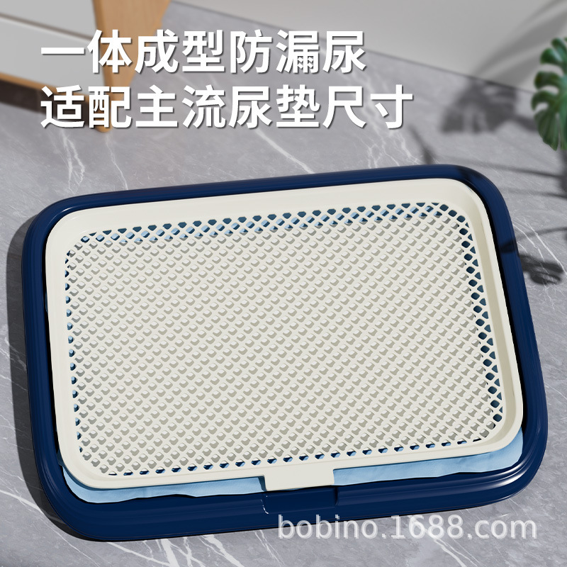 Large Dog Toilet, Splash-Proof, Flushable, Extra-Large Dog Potty with a Column, Pet Toilet, in Stock