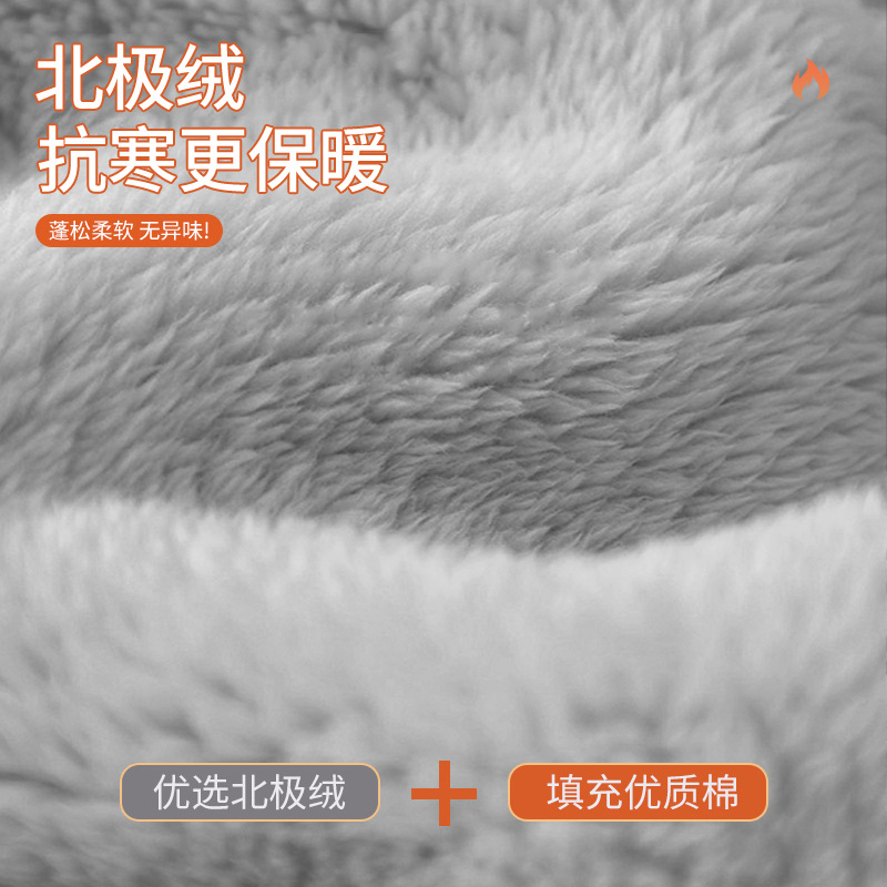 Winter Pvc Waterproof Integrated Electric Vehicle Handlebar Cover Motorcycle Thickeneded Velvet Windproof and Cold-Proof Cotton Cycling Handlebar Gloves