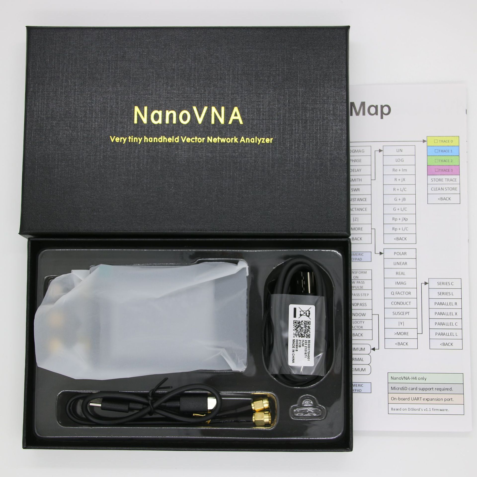 Hugen version NanoVNA vector network analyzer antenna short wave MF HF VHF cross-border new product
