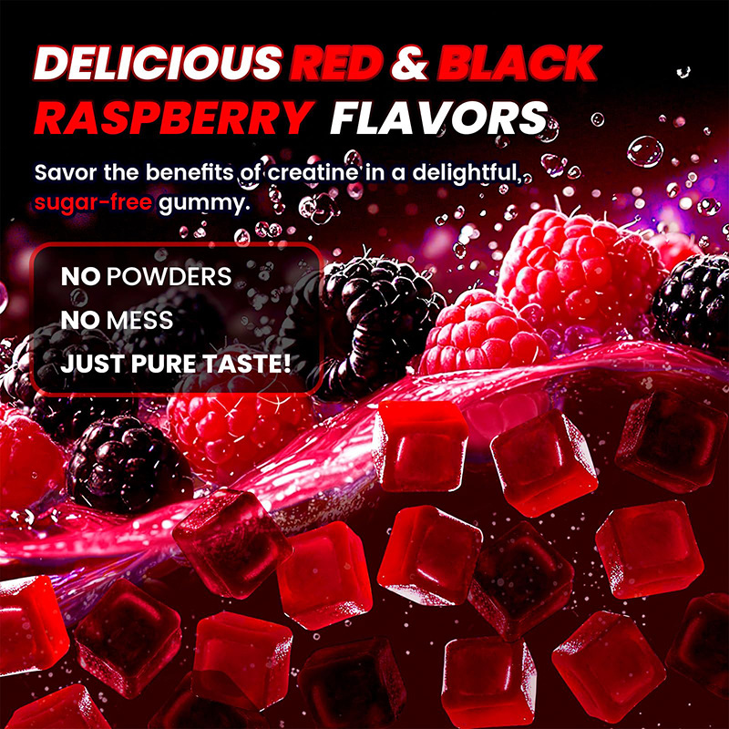 Hot-Selling New Product Free Shipping Tk Amazon Cross-Border 120 Creatine Gummies Creatine Source Factory Wholesale Direct Sales