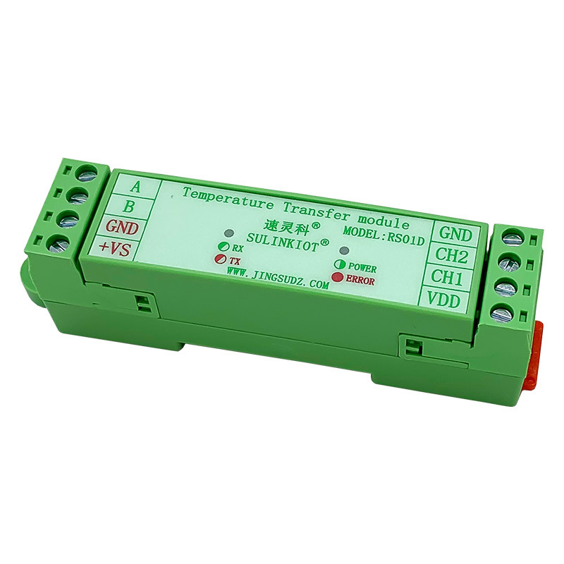 PT100 temperature transmitter K thermocouple NTC/18B20/TMP117/SHT/485 temperature and humidity module RS01