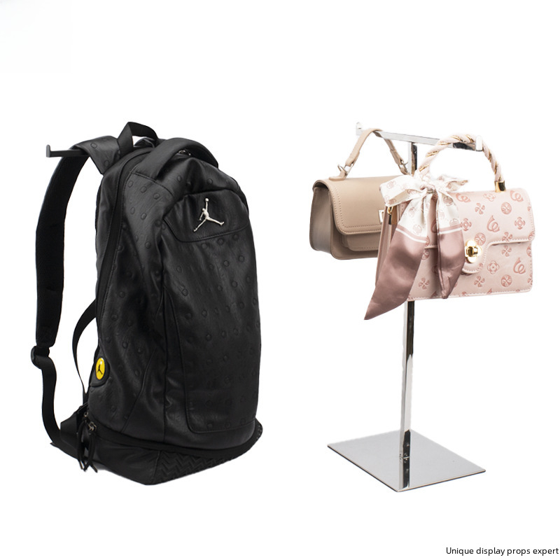 Cross-Border Multifunctional T-Shaped Scarf Bag Display Rack Necklace Storage Rack Clothing Store Display Rack