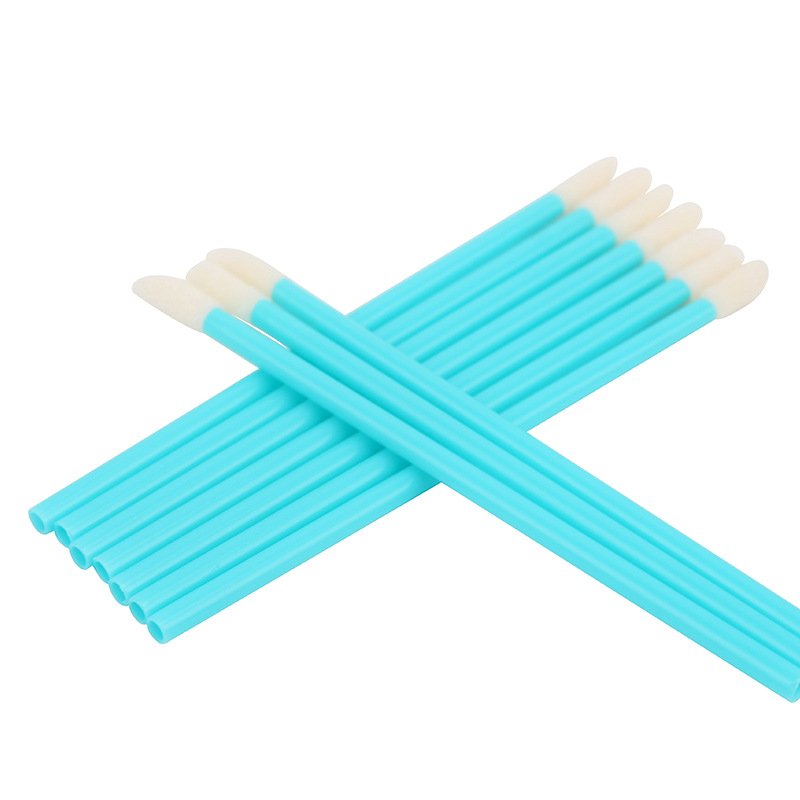 Disposable Hollow Lip Brush Portable Mini Flocked Concealer Pen Lip Glaze Eye Shadow Brush Beauty Tool