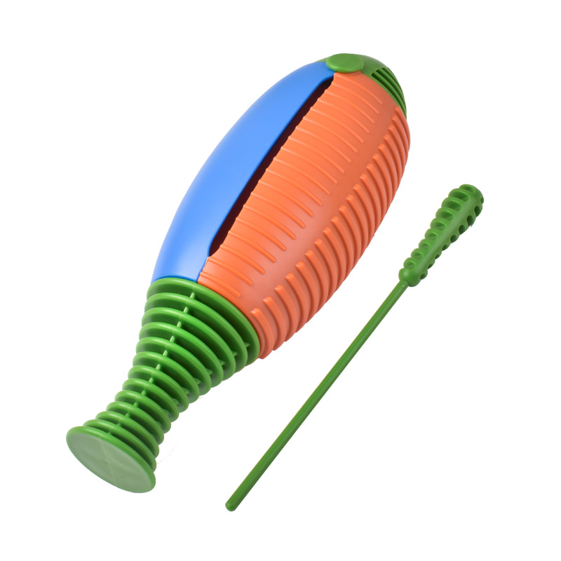 Orff percussion instrument children wooden fish fish frog shaving stick waving frog tube baby wooden fish early education music teaching aids