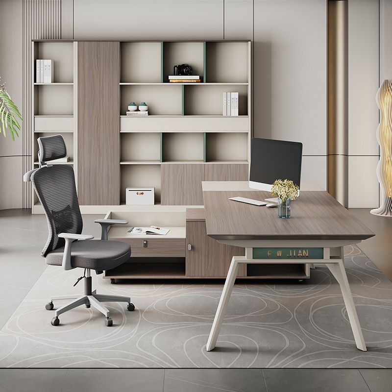 Office Desk Simple Modern Manager Table Manager Office Table High-end Fashion Boss Table Office Table and Chair Combination