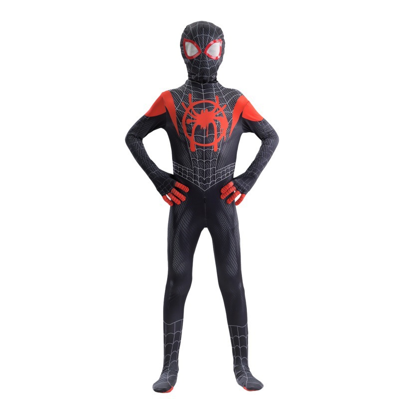 Spider-Man Tight Heroes Expedition Adult cosplay Costume Halloween Child Miles Body Clothes
