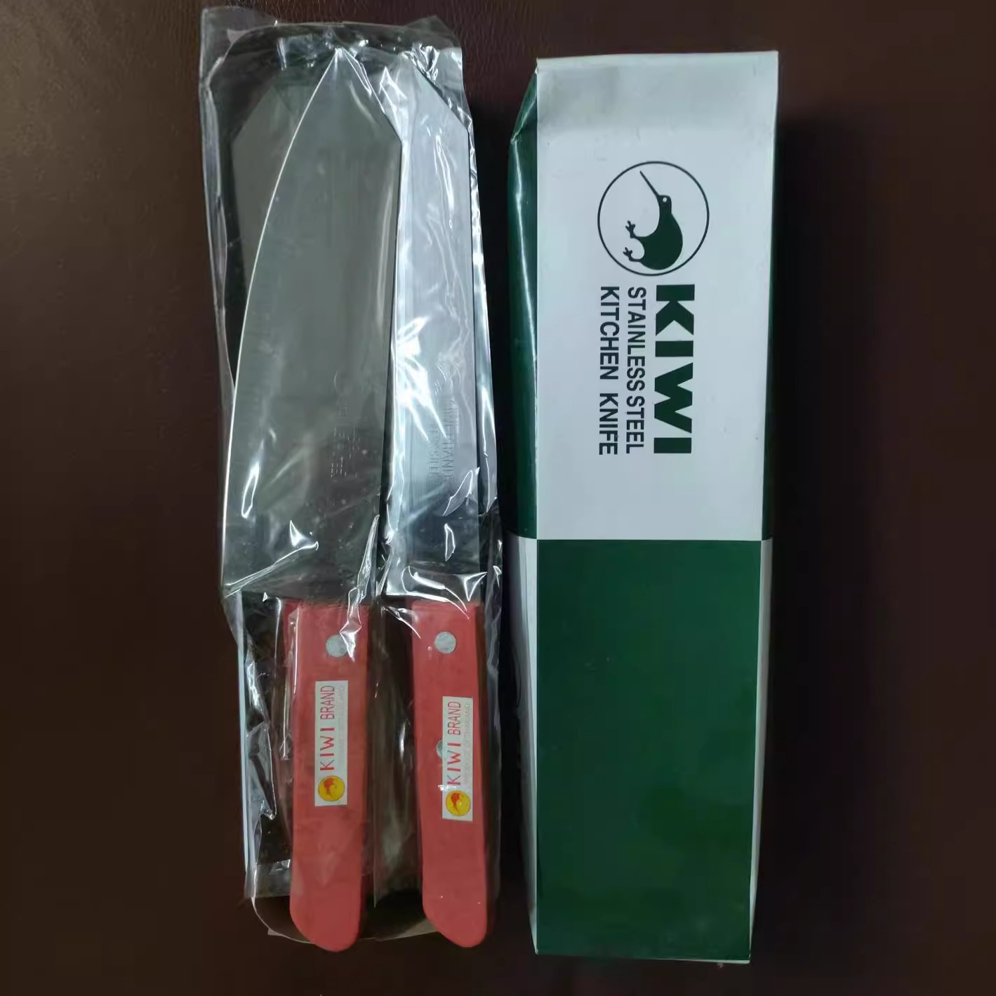 Factory Direct Sale Yiwu Specializes in 173 Dollar Internet-Famous Wooden Handle Kitchen Stainless Steel Knife, Vegetable Knife, Slicing Knife