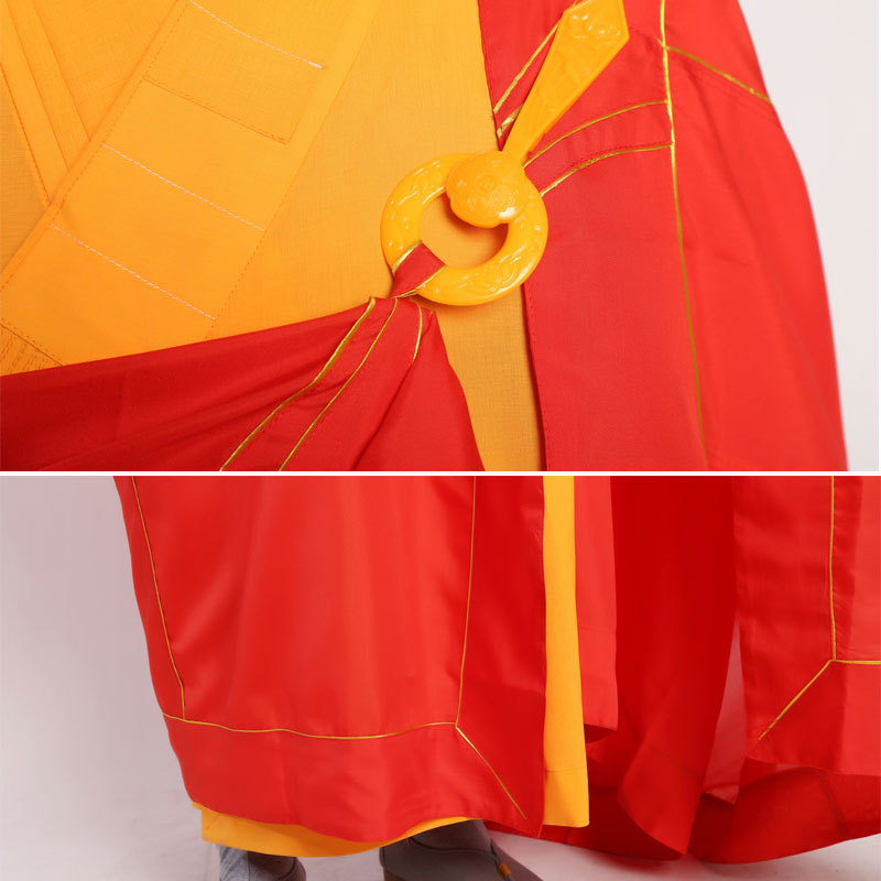 Saffron Monk Phnom Penh Dharma Clothes Seven Repentance Clothes Red Monk Clothes Men and Women Five Clothes Monk Clothes Tang Monk Buddha Clothes Ancestral Clothes