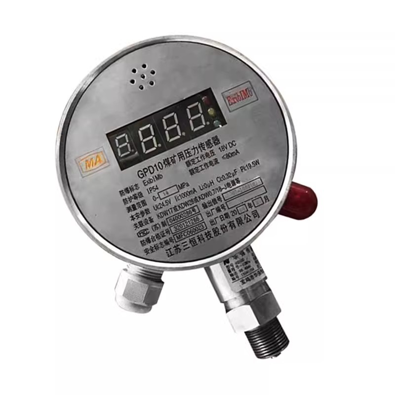 Jiangsu Sanheng Technology Gpd10 Coal Mine Pressure Sensor Gpd60 Intrinsically Safe Negative Pressure and Positive Pressure Sensor