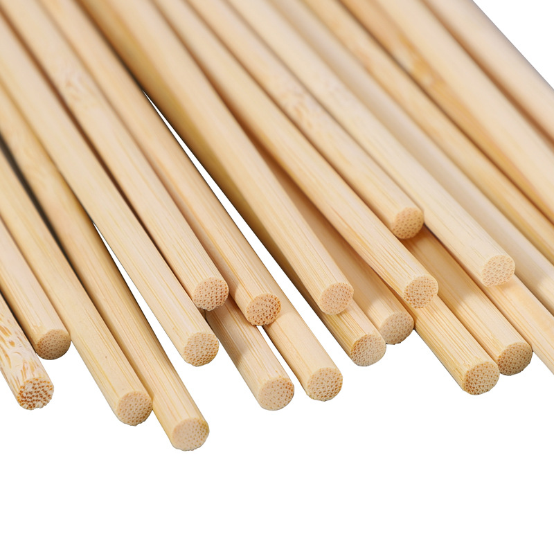 Бамбуковый прут DIY, маленькие материалы, 3мм, прямая поставка от производителя, плоская головка, маленький круглый прут
