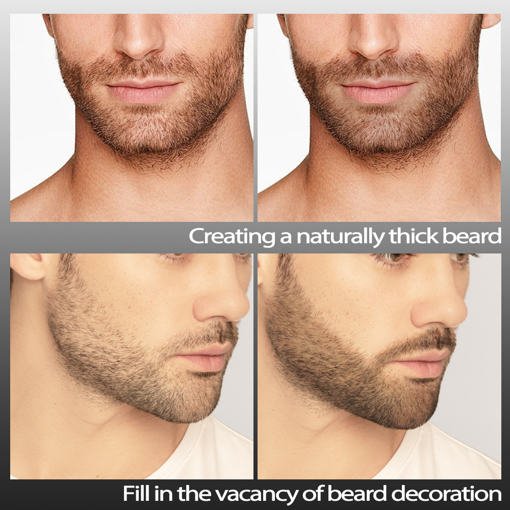 Men's Beard Color Filling Stick Naturally Modifies Thick Hair, Waterproof and Sweat-Proof, White Hair Color Filling Cross-Border Foreign Trade