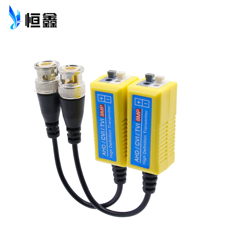 Cross-border hot sale twisted pair transmitter video transmitter monitoring signal converter 8MPVideoBalun