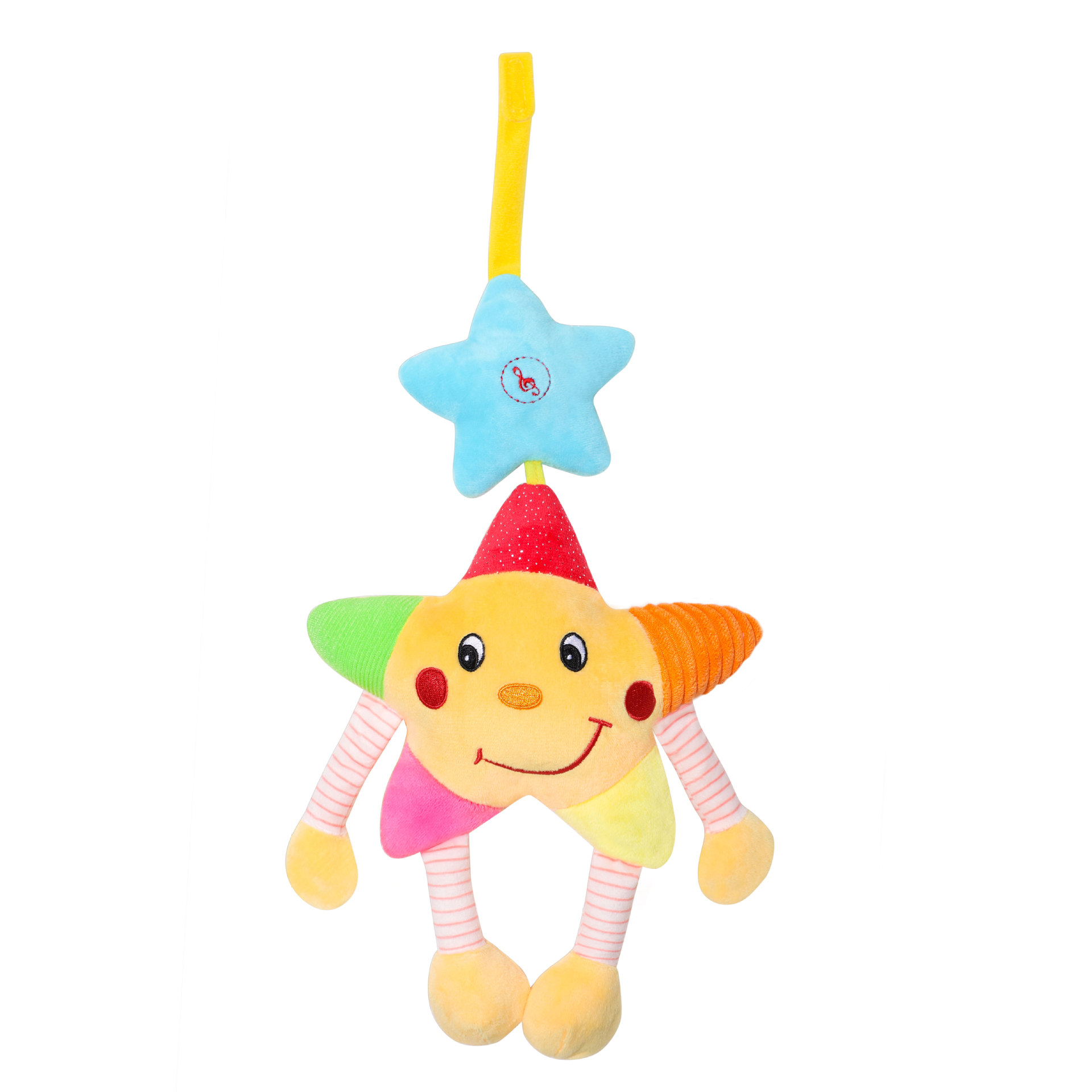 Baby toy five-pointed star cloud music wind chime pendant sound toy car hanging bed hanging companion toy wholesale