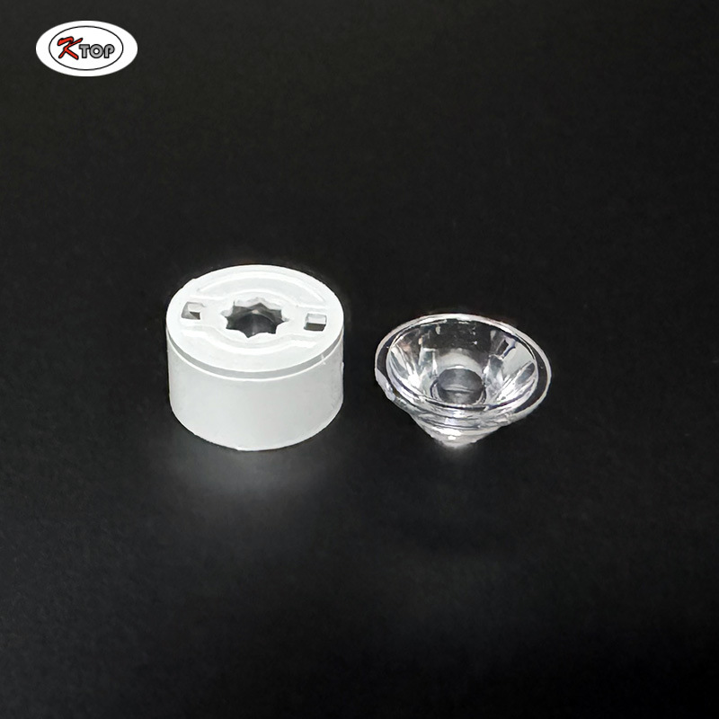 12mm 10 Degree Flat Small Angle Small Lens Led Flashlight Lens with Xpe 3535 3030