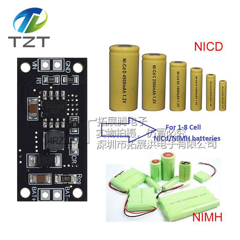 Модуль зарядного устройства для аккумуляторов NiCd/NiMH NIUP11TA 1-8 ячеек