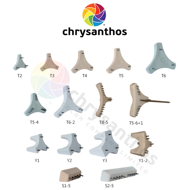 Golden Flower Ceramic Firing Pins Can Be Used Repeatedly in Pottery Kilns