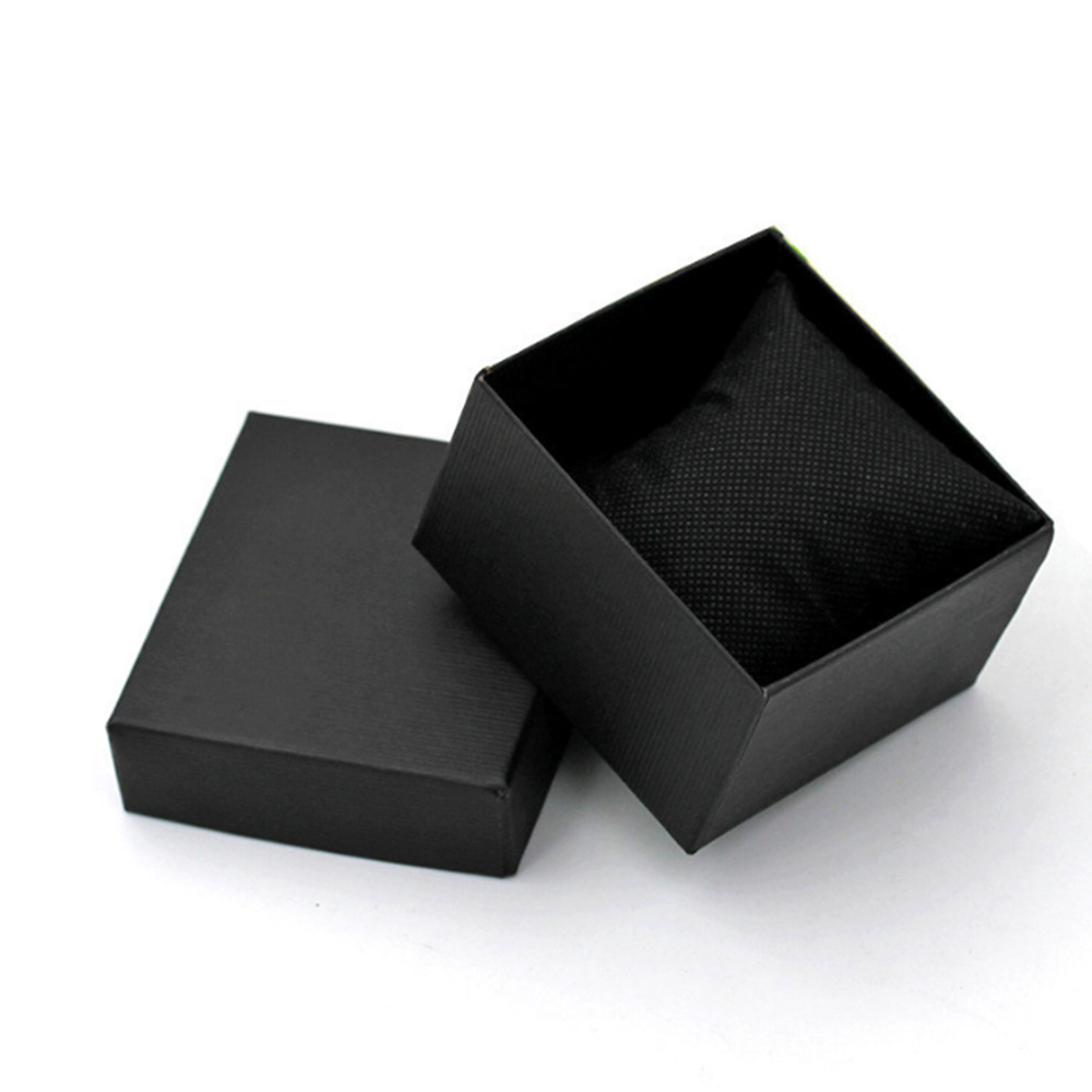 Watch Packaging Plastic Box Ready-Made Velvet Watch Box Watch Jewelry Paper Small Pillow Box Wholesale Support Dropshipping