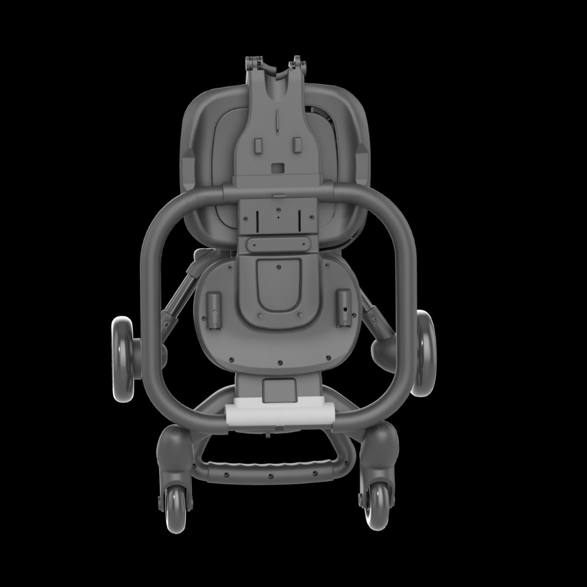 Baby Walking Artifact Lightweight Foldable One-Button Retractor Stroller Trolley Children's Two-Way Baby Walking Artifact Small