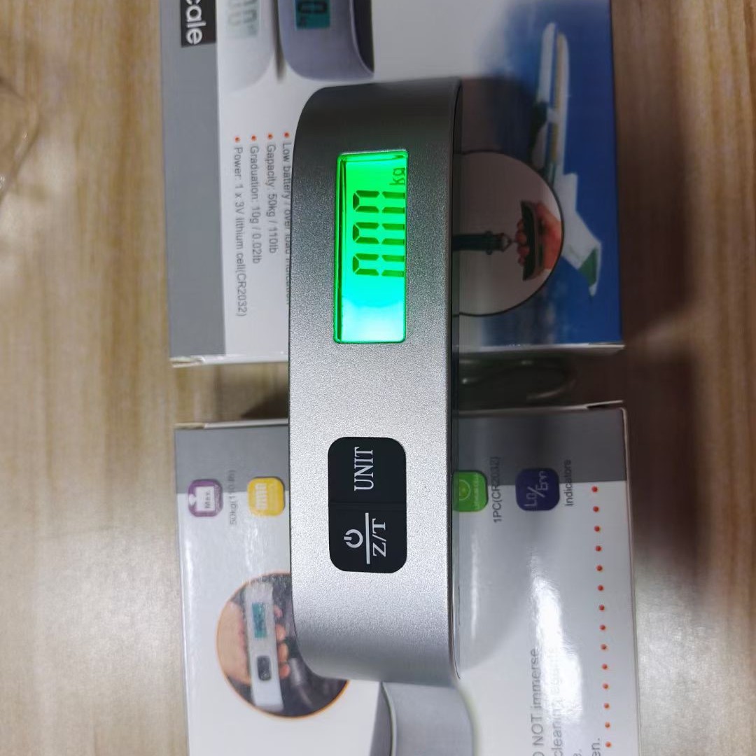 2025 Portable Scale Cross-Border Luggage Scale T-Shaped Digital Scale Express Scale 50kg Hand-Pulled Crane Scale