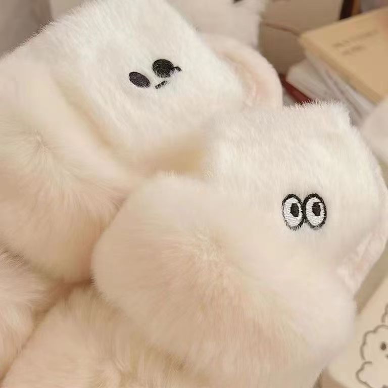 Socks Women's Autumn and Winter fleece-lined Thickened Mid-barrel All-match White Furry Pile Socks Floor Socks Mink Fleece Sleep Socks