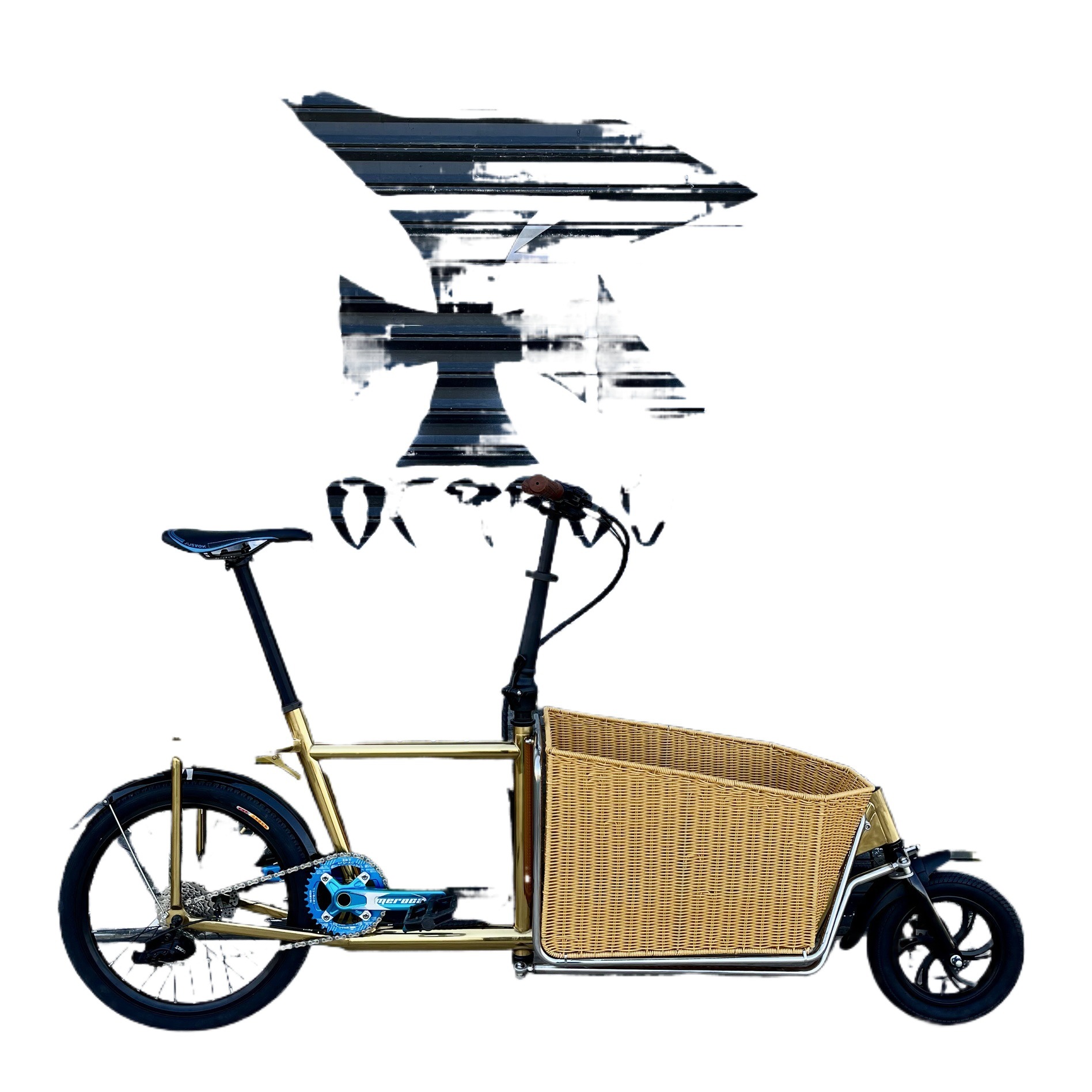 Cargo Bike Bicycle Pet Bicycle Dog Stroller Car for Walking Dogs Silk Flowers Others