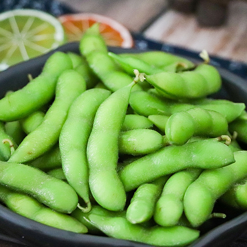 Chuyou Salted Edamame 1kg Commercial Frozen Fresh Boiled Edamame Shelled Edamame Salad Night Market Snack