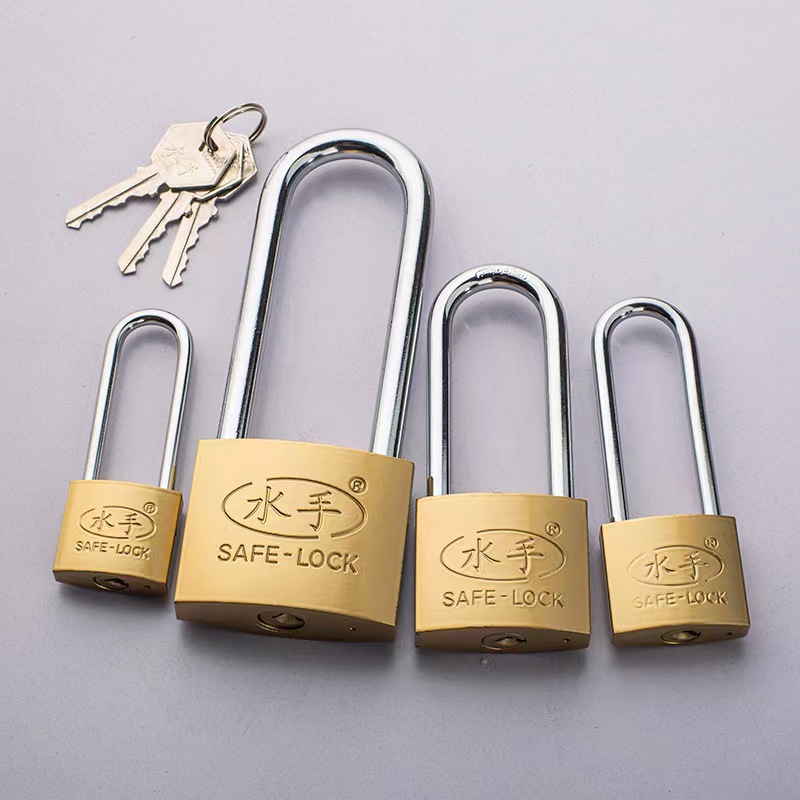 Sailor brand iron lock factory wholesale small copper lock lock lock head spot home imitation copper padlock single unlock open