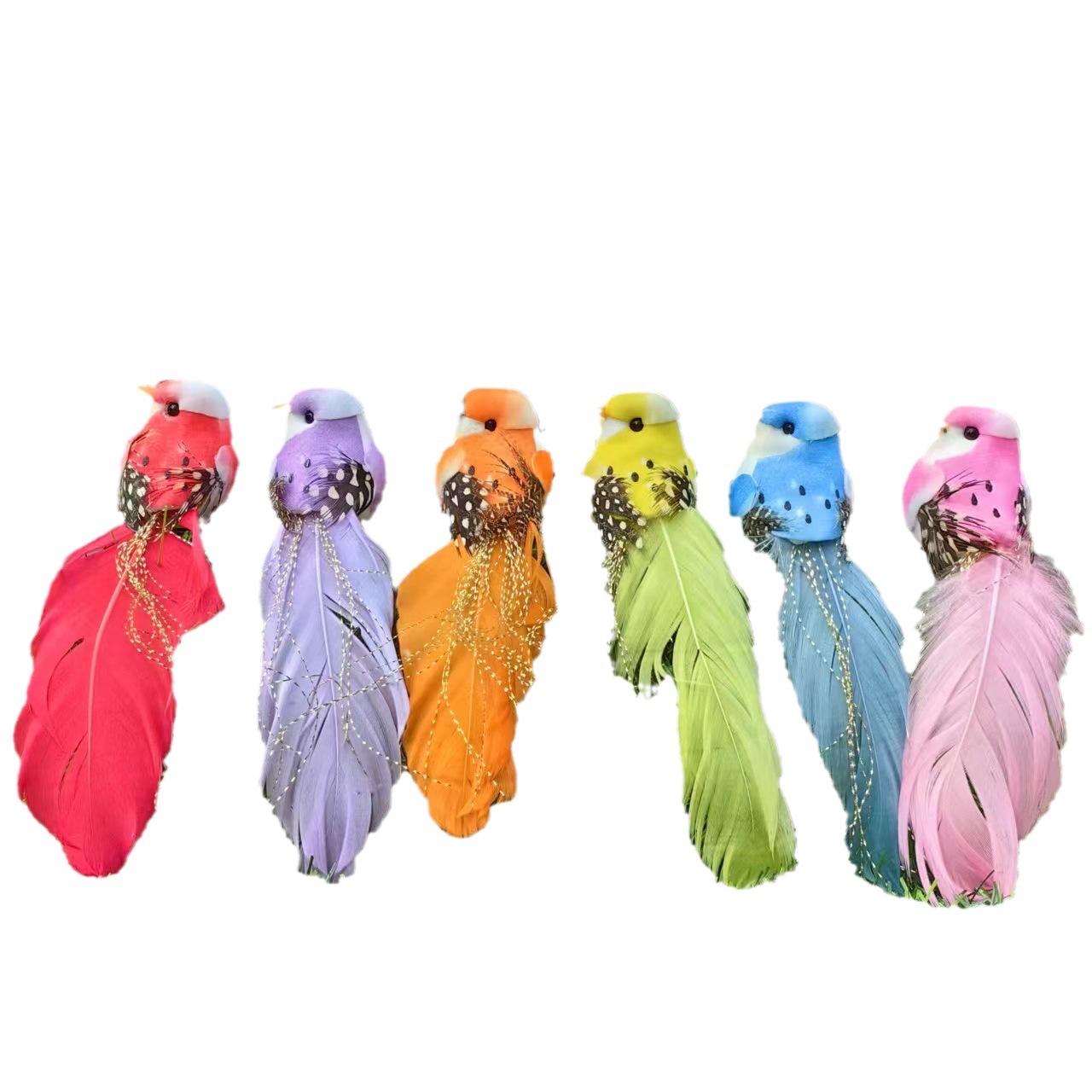 [Feather Bird Artificial Multi-Style] Garden Courtyard Decoration Ornaments Garden Kindergarten Cute Layout Props
