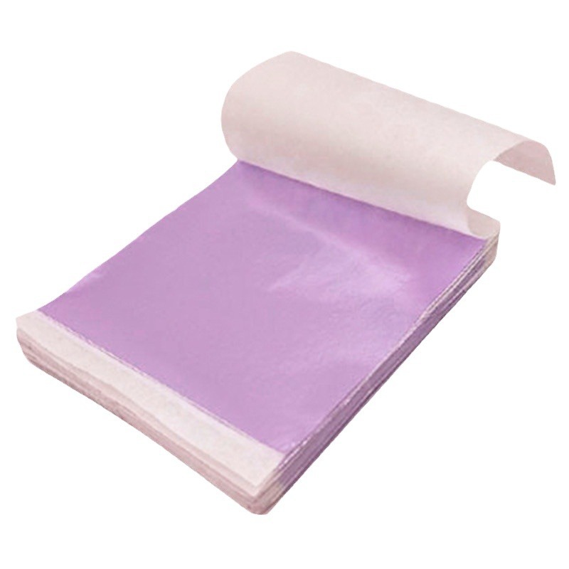 Wholesale Taiwan Gold Foil Paper Buddha Statue Gold Foil Paper Glue Color Foil Furniture Lighting Crafts 100 Sheets of Electrochemical Aluminum