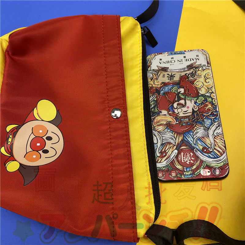 Japanese Bread Superman Bacteria Kid Harajuku Style Distinctive Canvas Bag Waist Bag Crossbody Bag Trendy Bag Shoulder Bag