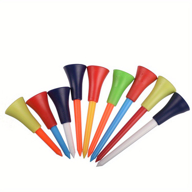 Гольф шипы, пластиковые мячики, многоцветные, резиновый чехол