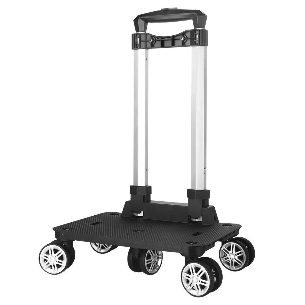 Towing Rod Frame Primary School Student Schoolbag Rod Universal Universal Wheel Folding Rod Trolley Small Trolley Backpack Rod Trolley