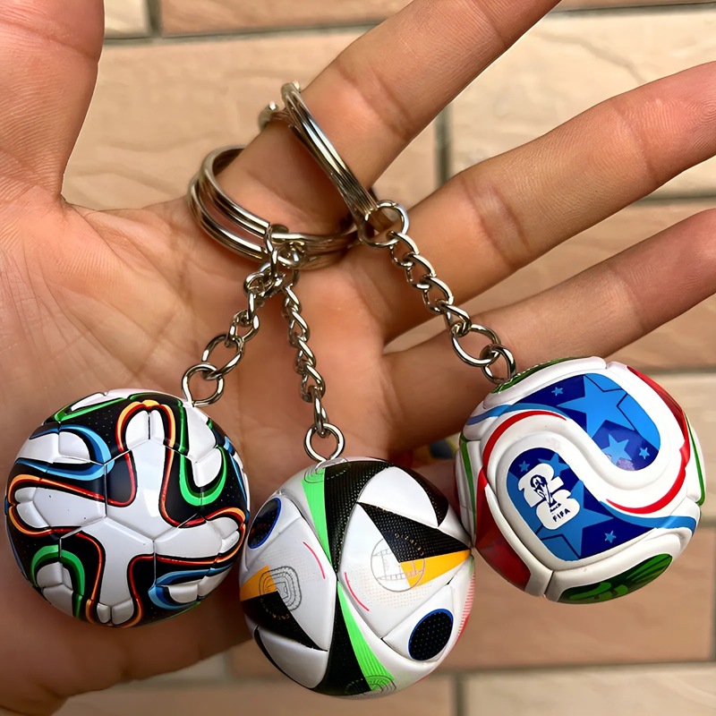 2022 New Qatar World Cup Mascot Keychain Pendant Football Souvenir Doll Pendant Keychain