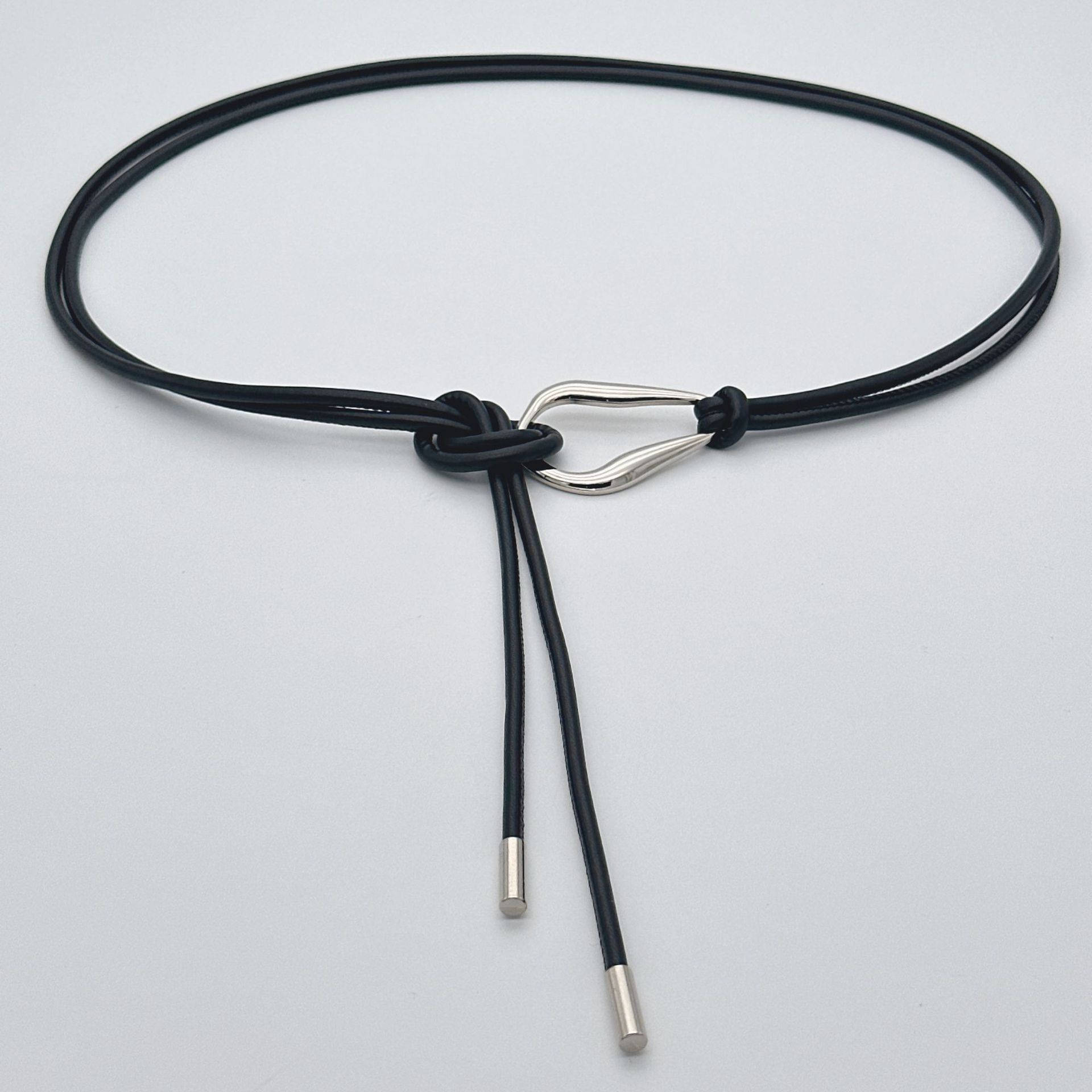 New high-end autumn and winter leather rope waist rope all-match belt women's fine decoration with skirt coat sweater down jacket