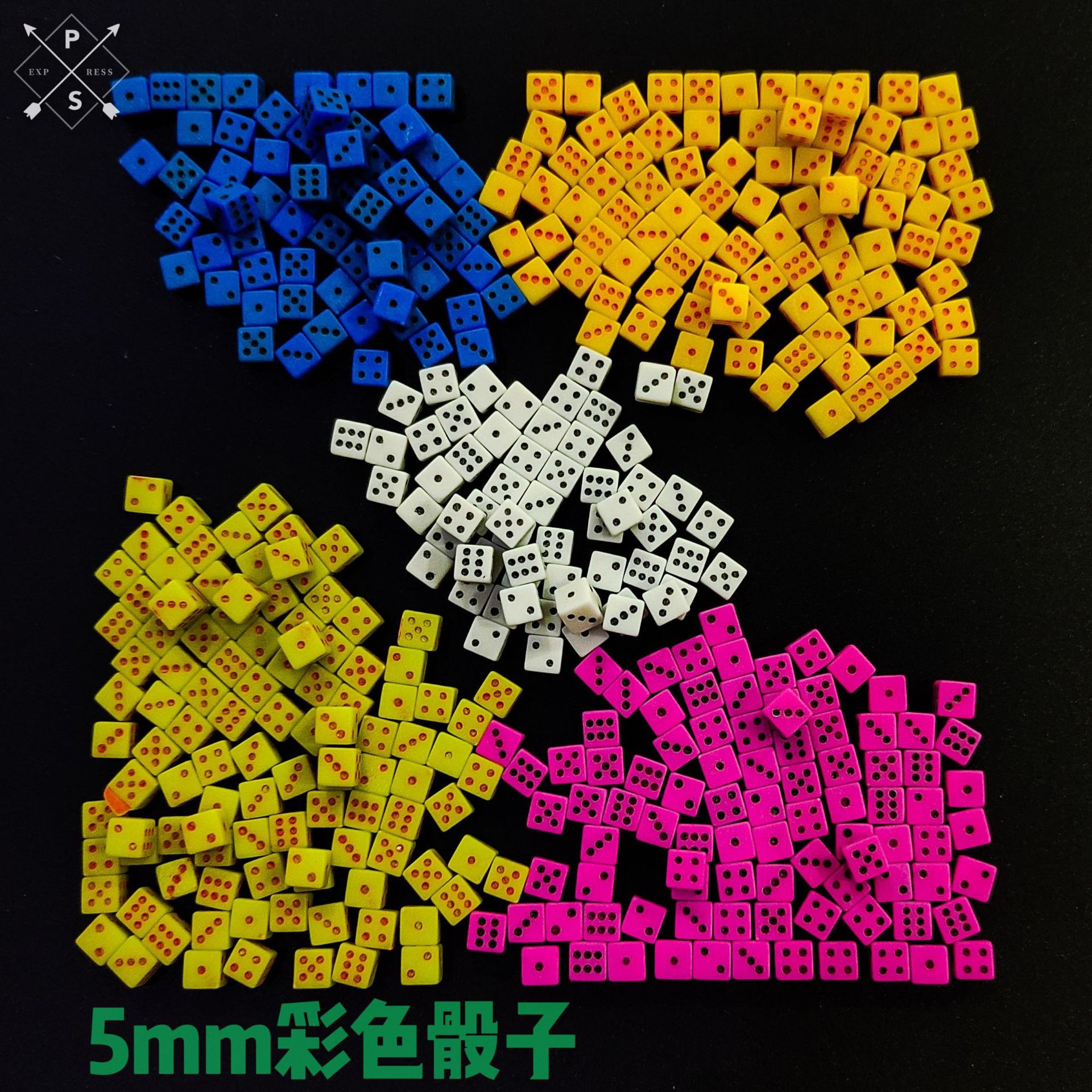 5mm5 color dice color sieve throw