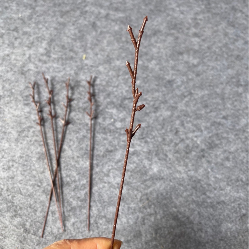 Artificial Eucalyptus Leaves Small Tree Branch 8 Heads 26cm Long Branch Accessories Manufacturer Wholesale Artificial Gardening Accessories