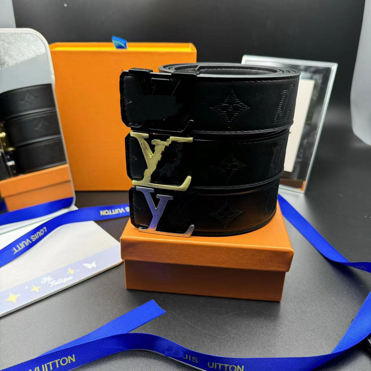 Новый мужской пояс с гладкой пряжкой, молодежный клетчатый пояс