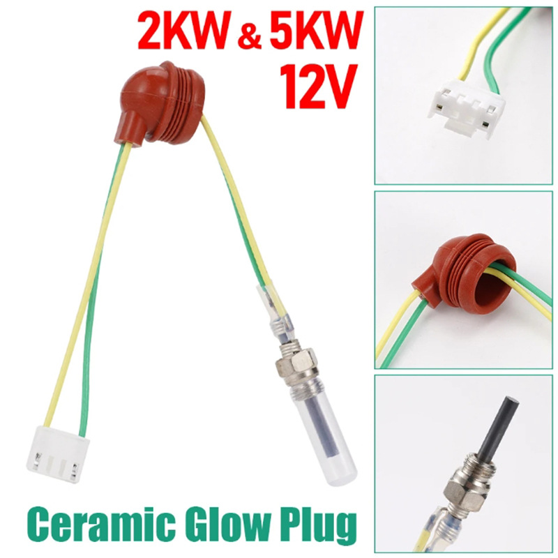 Ceramic glow plug parking heater 12V5KW ignition plug air heating repairer accessories silicon nitride