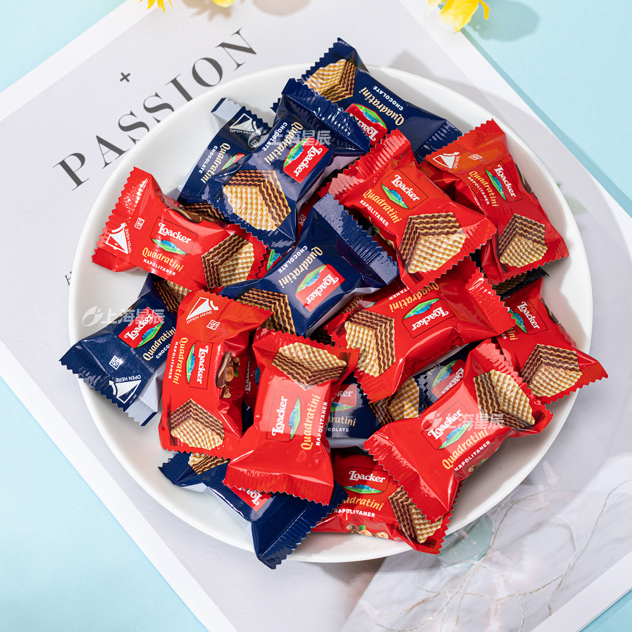 Loacker Италия Laijia 3.5г вафельные печенья закуска ручной подарок свадебные конфеты оптовая продажа