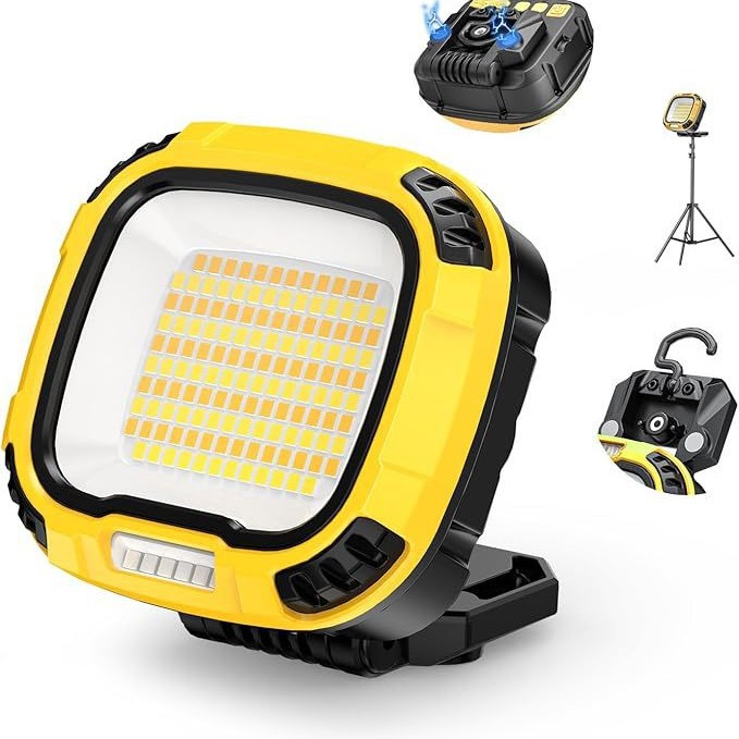 LED многофункциональная рабочая лампа вращающаяся с сильной магнитной адсорбцией зарядный фонарь с несколькими источниками света для экстренных ситуаций