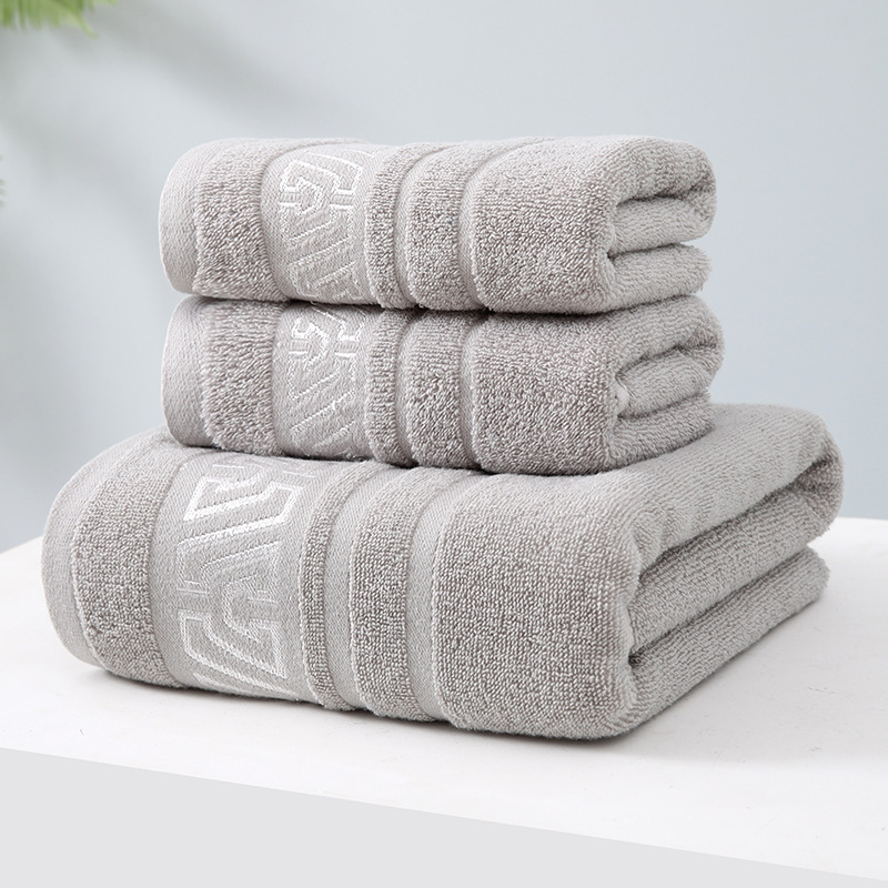 Manufacturer Wholesale Plain Cotton Towels, Fine Cotton Rings, Comfortable Feel, Soft and Absorbent, Household Bath Cotton Towels and Bath Towels