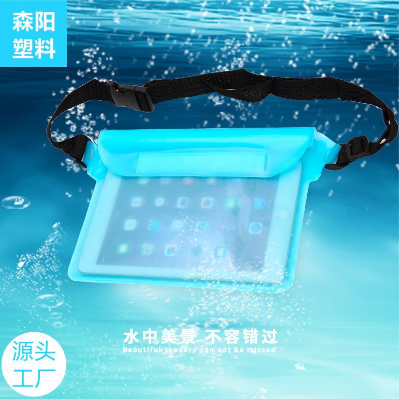 Waterproof Waist Bag for Mobile Phones, Ipads, Computers, Swimming and Rafting, Waterproof Waist Bag for Tablets, Plastic Packaging Waterproof Bag