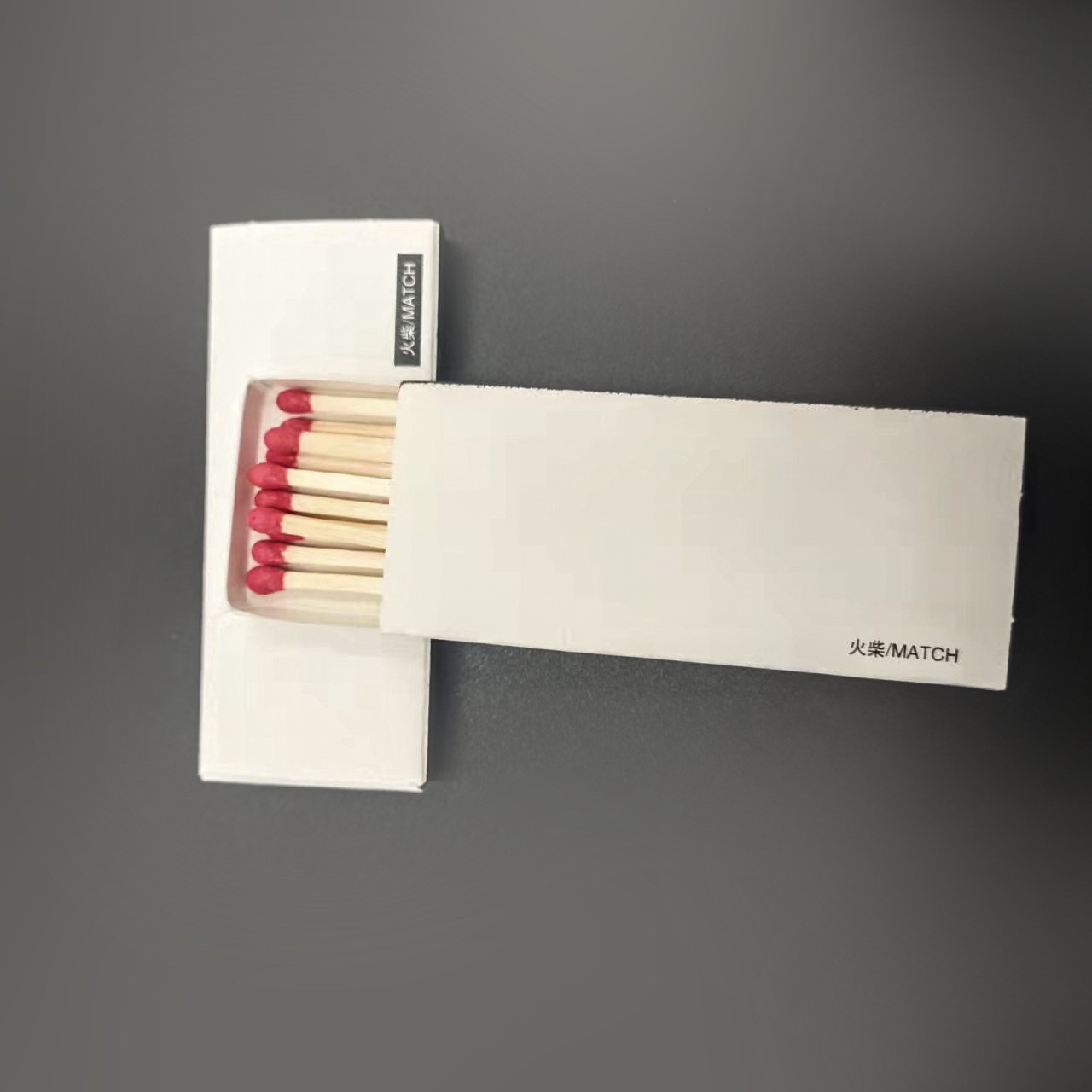 Ready-made Scented Candle Long Pole Match Extended Cigar Black and White Head Lettering Cake Room Baking Match Box