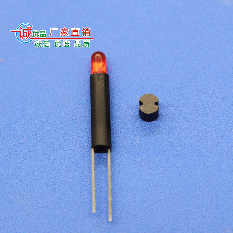 Recommended factory 3mm double pit spacer solid slotted black double slot LED isolation column lamp holder lamp post LED4D