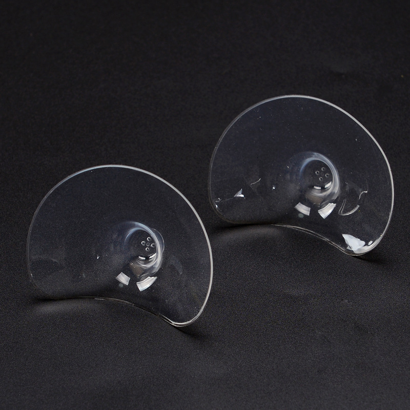 Manufacturer Wholesale Full Silicone Nipple Protectors, Full Circle, Semicircle, Triangle Breast Protectors, Nursing Breast Pads, One Pair in a Box